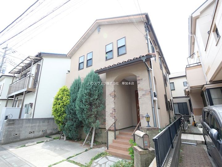 埼玉県草加市西町(一戸建)の賃貸物件の外観