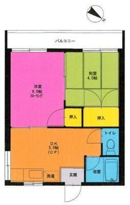 東京都大田区南雪谷3(アパート)の賃貸物件の間取り