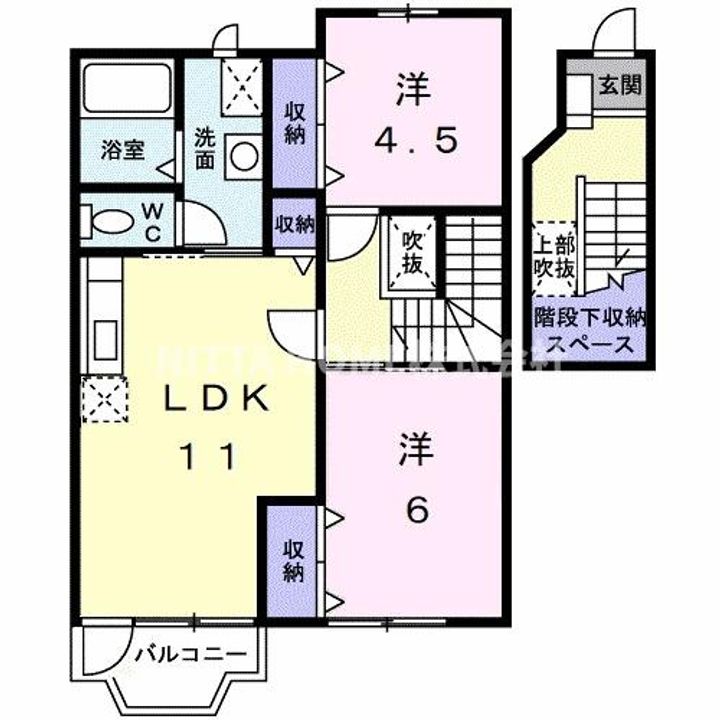 アンソレイエの間取り