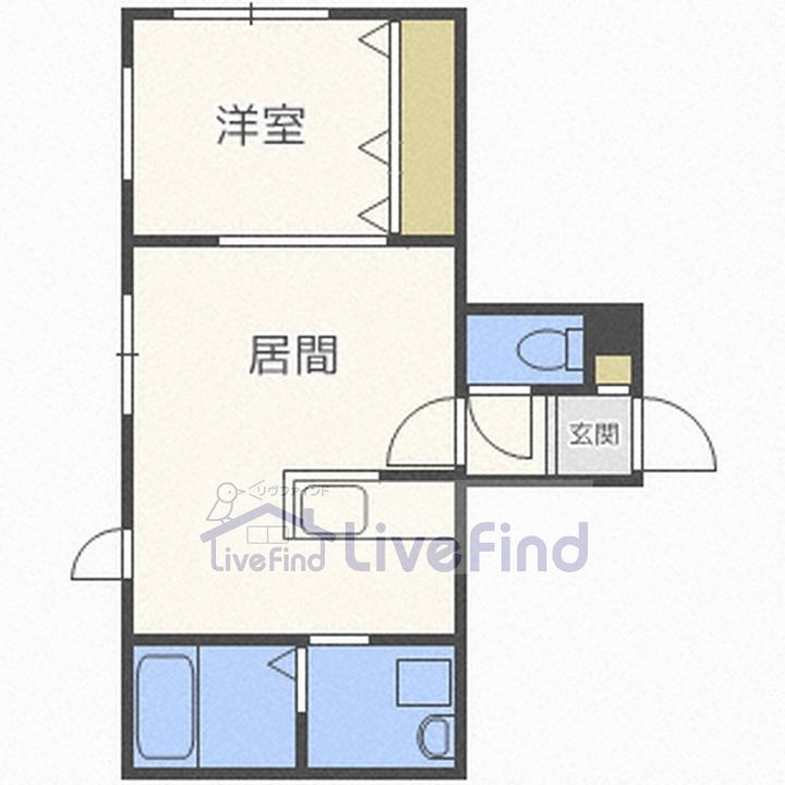 グランディール学園前の間取り