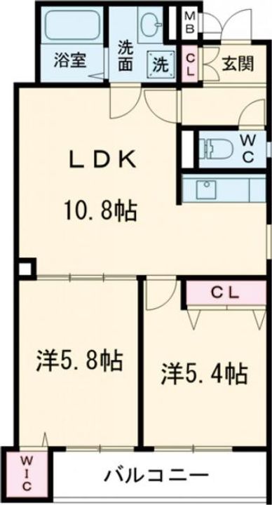 CASA CALMA菱木の間取り