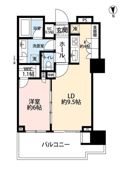HARUMI FLAG PARK VILLAGE T棟の間取り