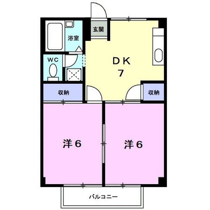 シティハイツSATOの間取り