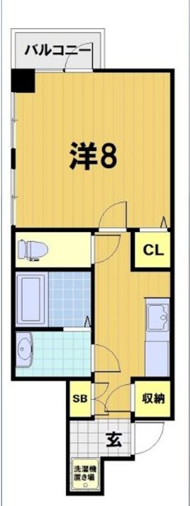 プリオーレ衣笠の間取り