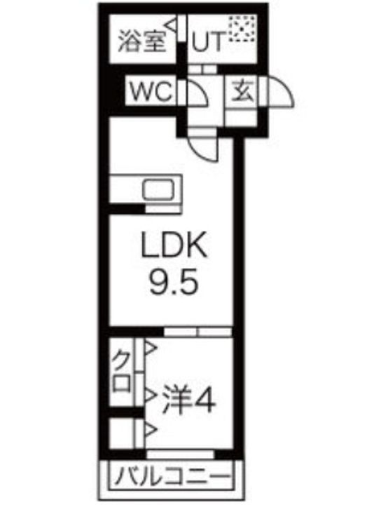 センテンス長町の間取り