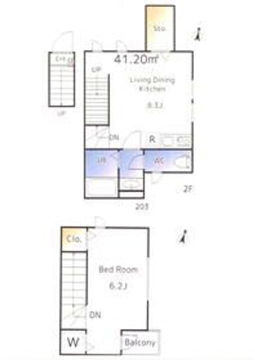 エクセルコート富士見台の間取り
