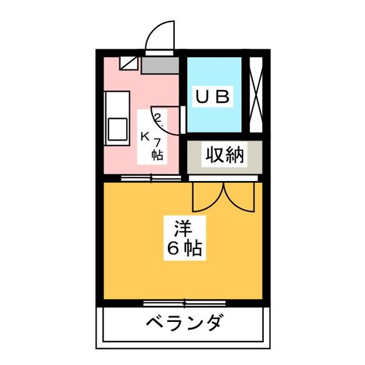 サンライズ北原の間取り