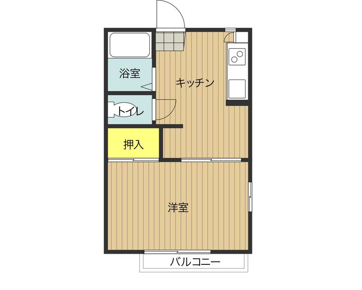 茨城県守谷市薬師台1(アパート)の賃貸物件の間取り