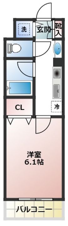 エクレール白糸台の間取り