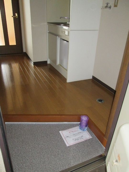 マンション千寿の玄関