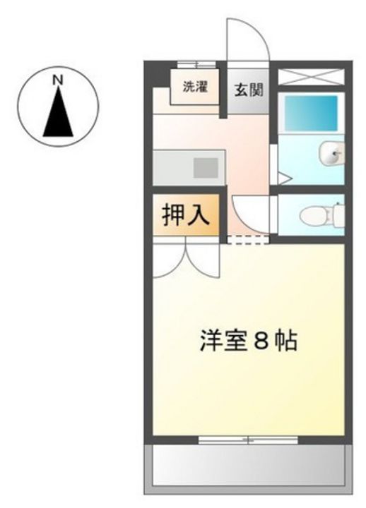 ユースハイム清水の間取り