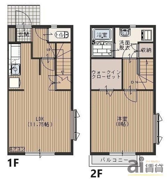 ブローテ川越Iの間取り
