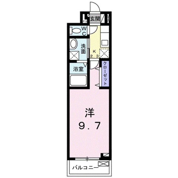 滋賀県大津市本堅田6(アパート)の賃貸物件の間取り