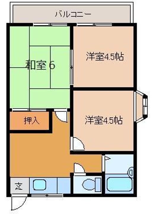カハラプレイスIの間取り