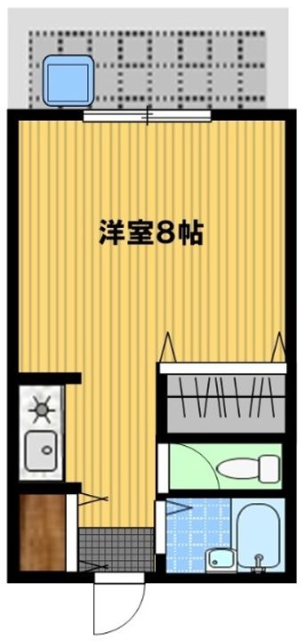 ガーデンハウス白百合の間取り