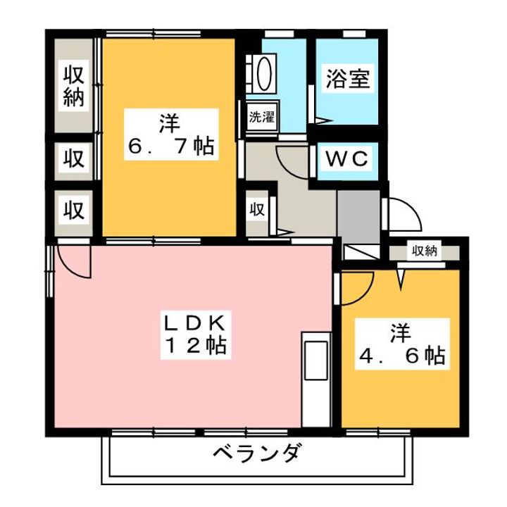 モントレーM Aの間取り