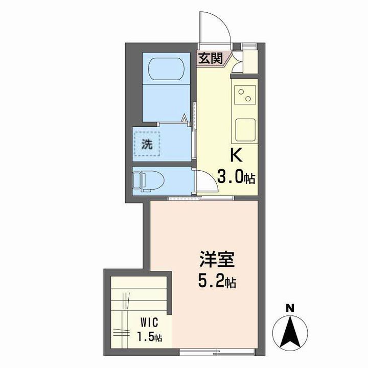 ライラックAの間取り
