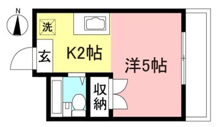 東京都八王子市大塚(マンション)の賃貸物件の間取り