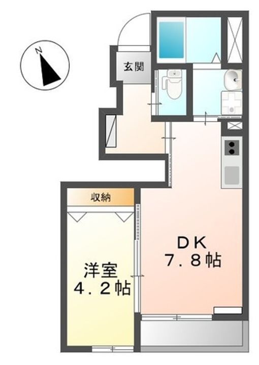 サニープレイスの間取り