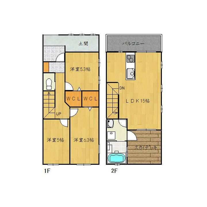 埼玉県本庄市前原2(アパート)の賃貸物件の間取り