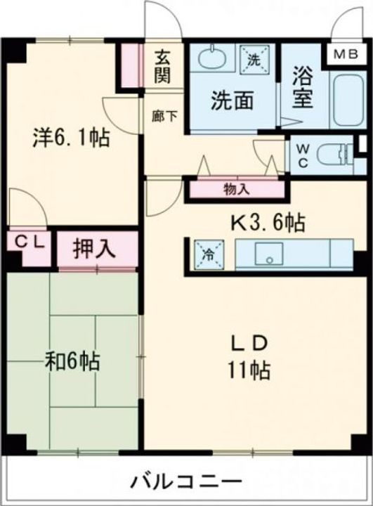 トキワコンフォートの間取り