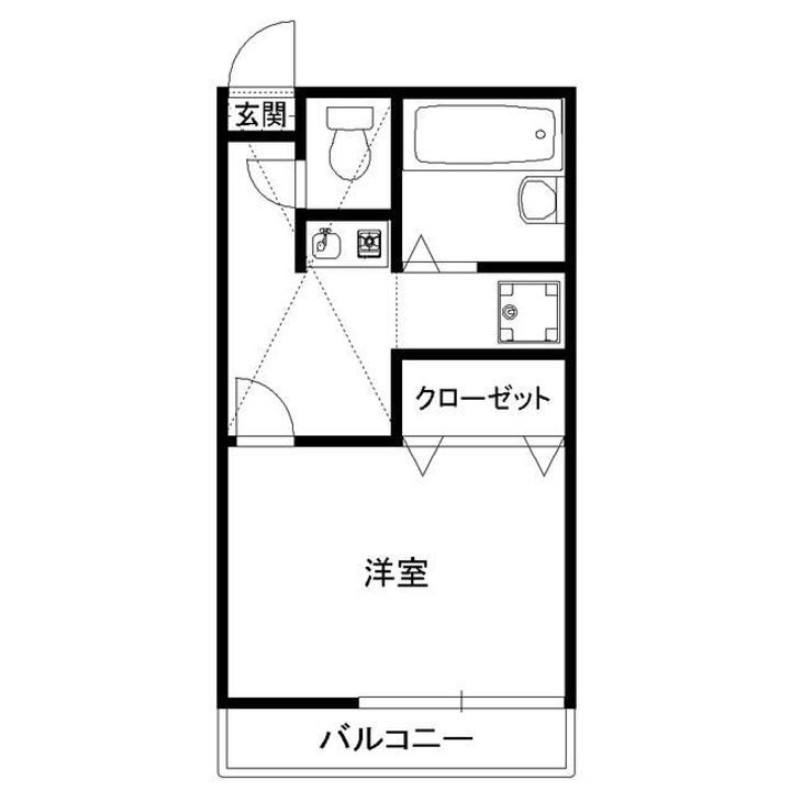 ハイツ市川の間取り