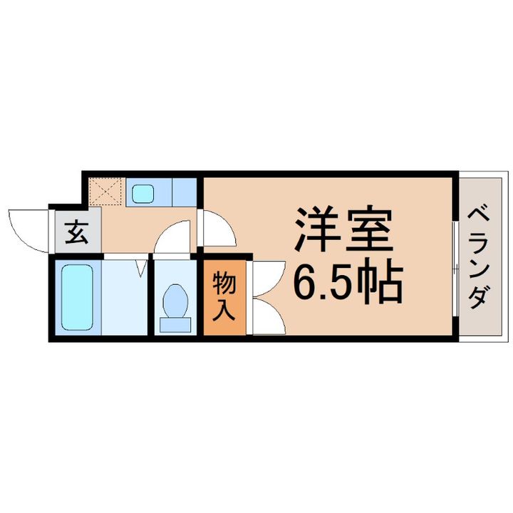 兵庫県尼崎市水堂町3(アパート)の賃貸物件の間取り