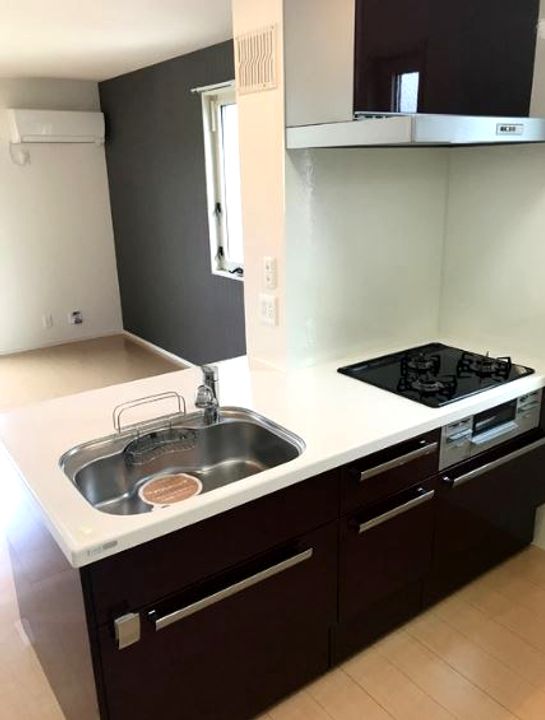 大阪府堺市南区美木多上(アパート)の賃貸物件のキッチン