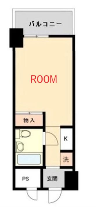 神奈川県横浜市神奈川区東神奈川2(マンション)の賃貸物件の間取り