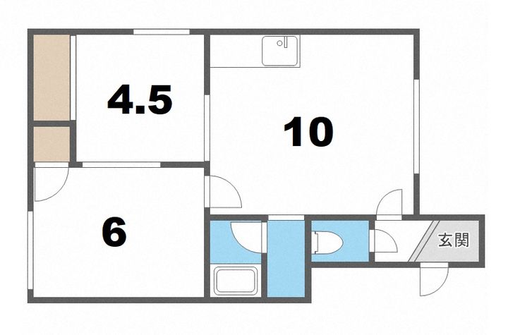 コーポもみじ台の間取り