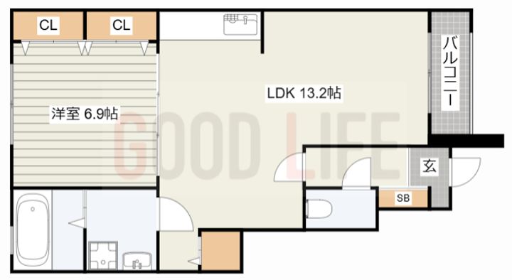 兵庫県加東市南山3(アパート)の賃貸物件の間取り