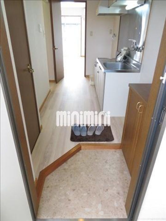 スマートタウン北方 Aの玄関