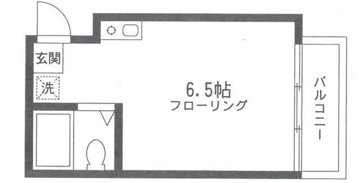 コーポアルファの間取り