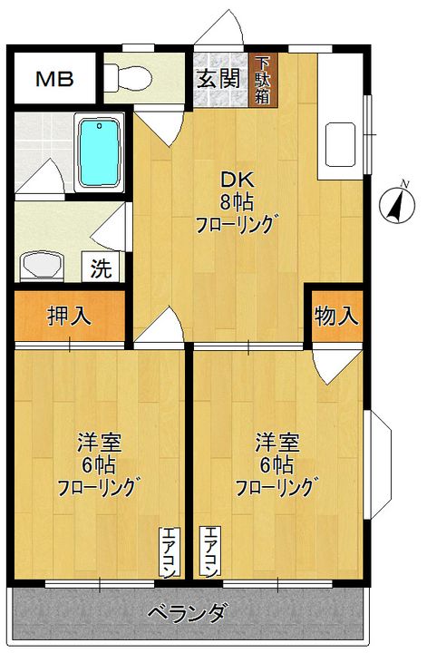 ジョイシャトルの間取り