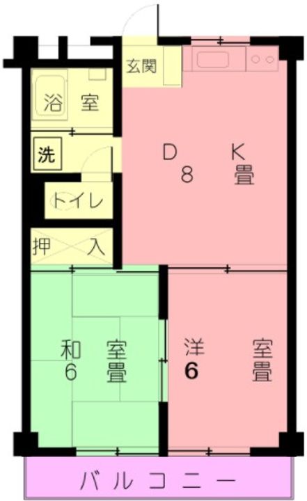 千葉県松戸市稔台7(マンション)の賃貸物件の間取り