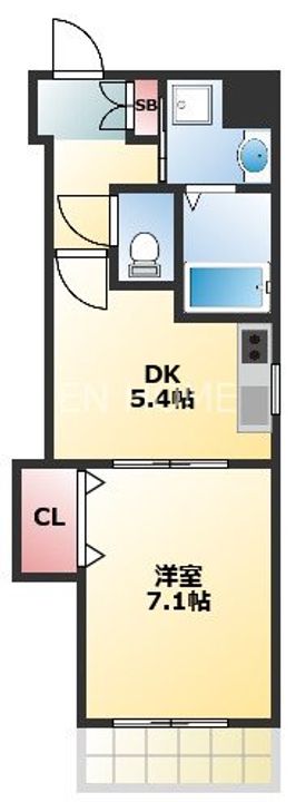 プレ上本町の間取り