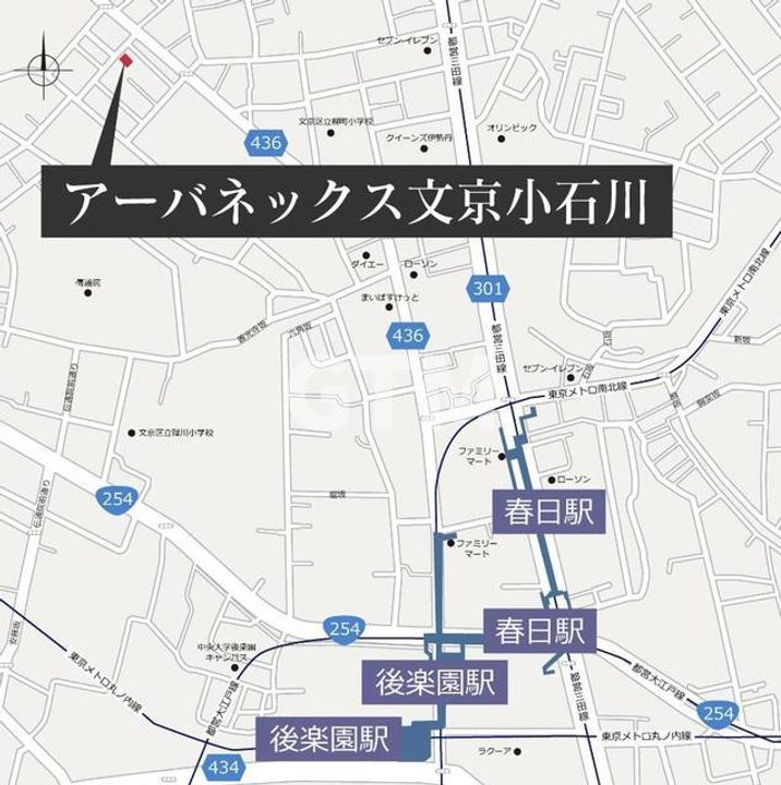 東京都文京区小石川3(マンション)の賃貸物件のその他画像