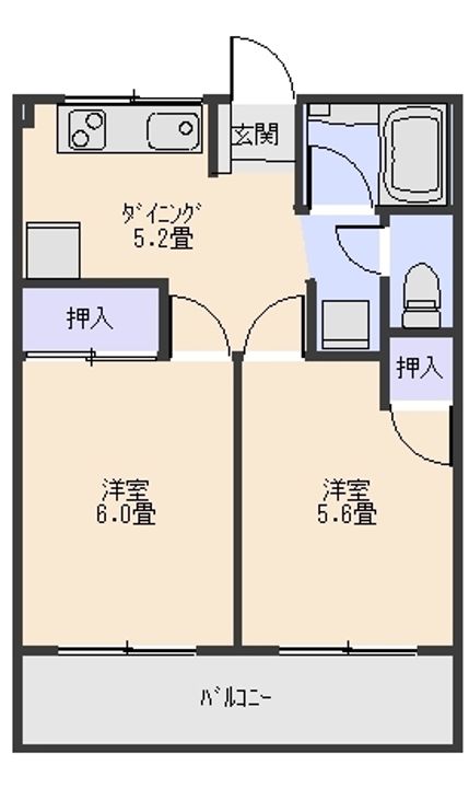 リリィの間取り
