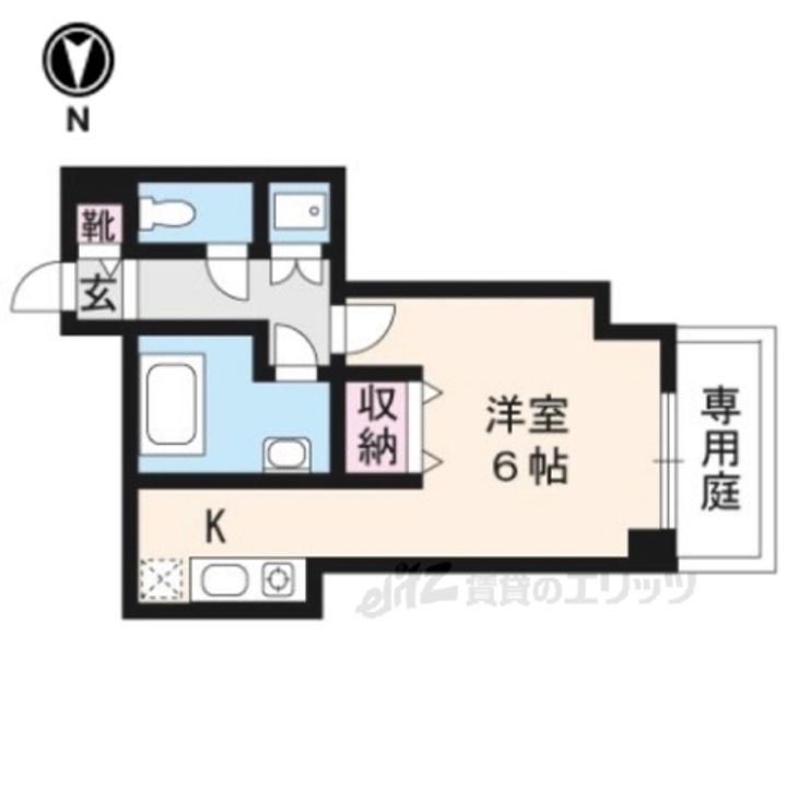 プリオーレ衣笠の間取り