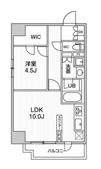 東京都台東区日本堤1(マンション)の賃貸物件の間取り