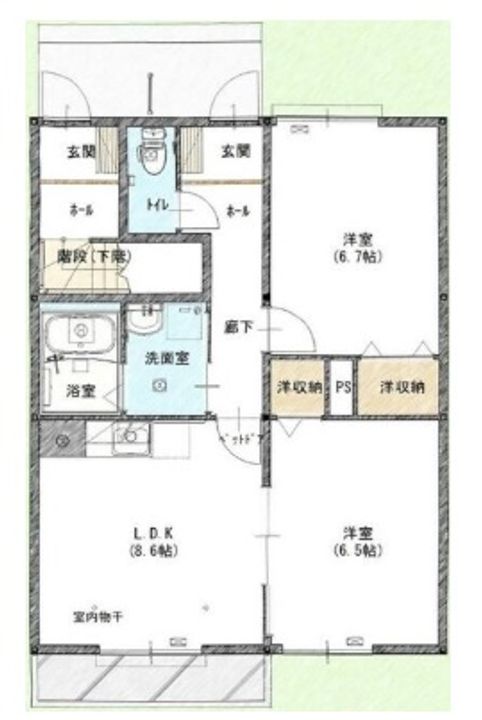 グレイスガーデンCの間取り