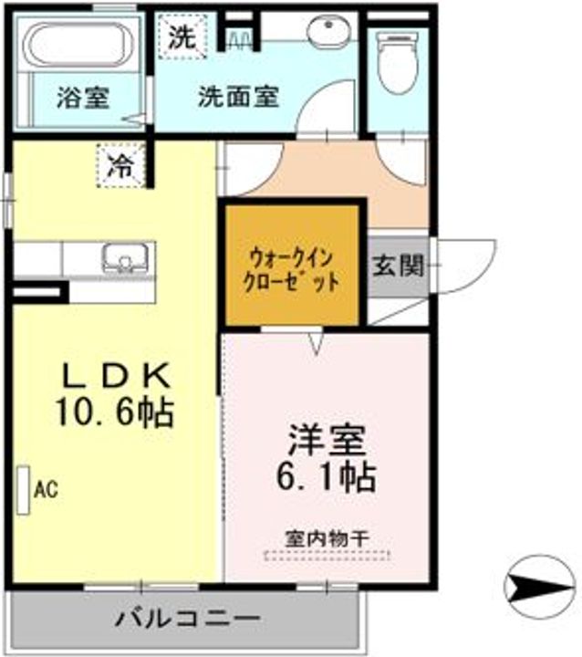 D-roomプエルトの間取り
