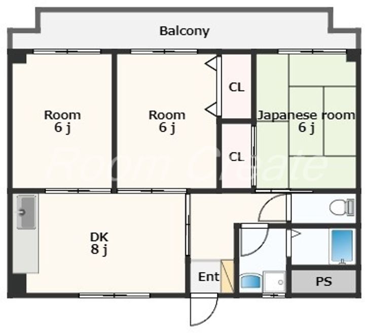 ヴィラアンソレイエ藍住の間取り