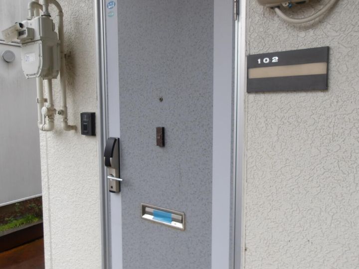 コーポみなみの玄関