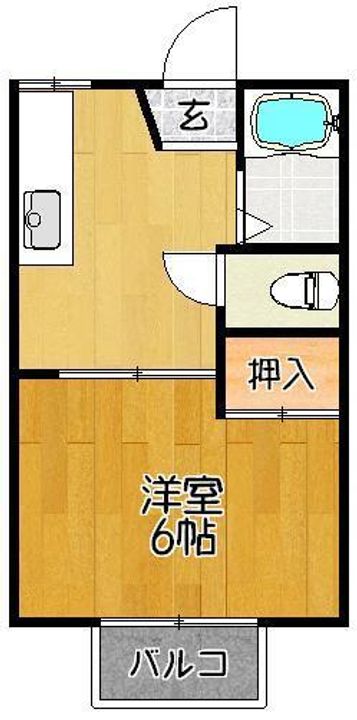 ジョイフルKの間取り