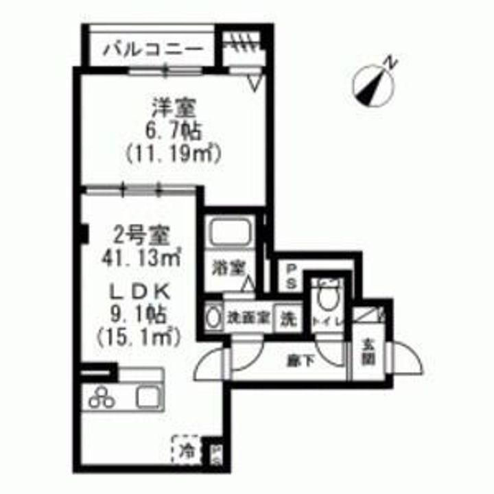 埼玉県さいたま市緑区大字下野田(マンション)の賃貸物件の間取り