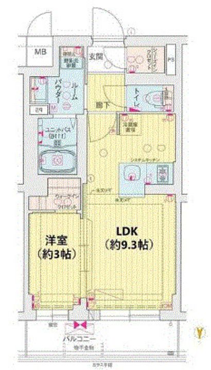 ソルテラス京都東寺HOMAREの間取り