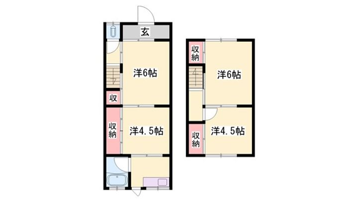 幸楽荘の間取り