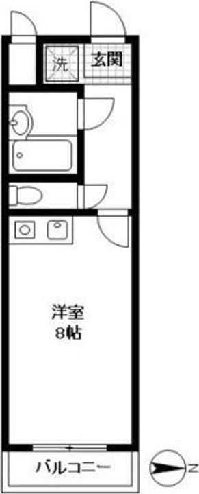 神奈川県横浜市鶴見区鶴見中央3(マンション)の賃貸物件の間取り