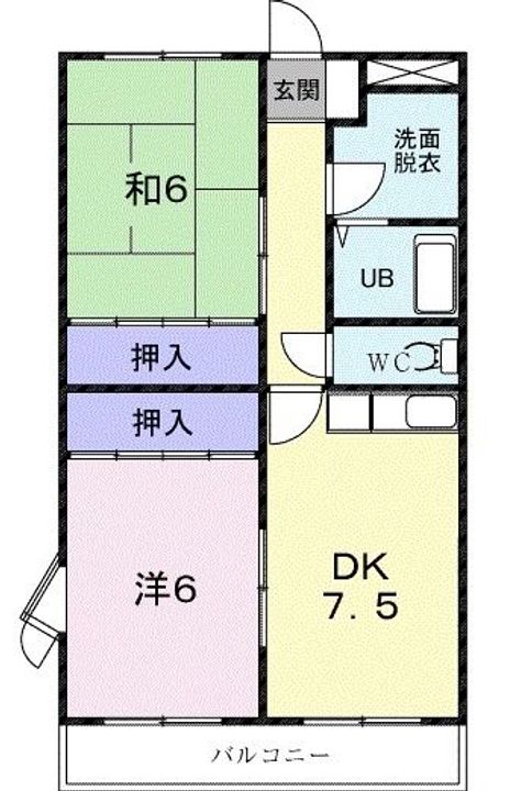 キャステルマンション仲町の間取り